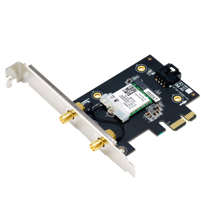 Asus PCE-AXE5400 Tarjeta de red WiFi 6E y Bluetooth 5.2 con antenas externas
